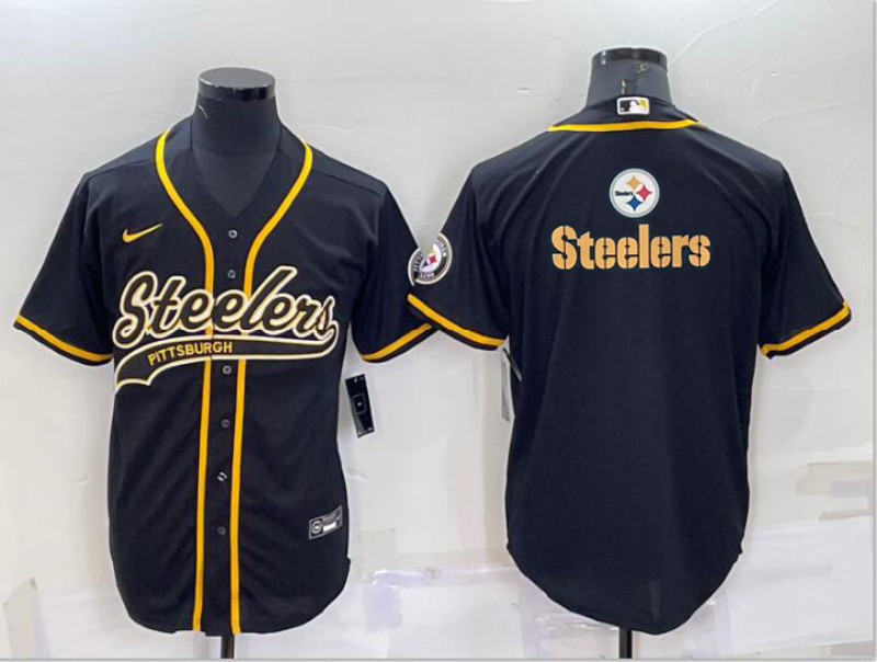Men's Pittsburgh Steelers Black Fashion jersey