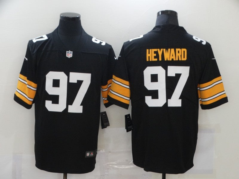 Men's Pittsburgh Steelers Cameron Heyward #97 Black Player Game jersey