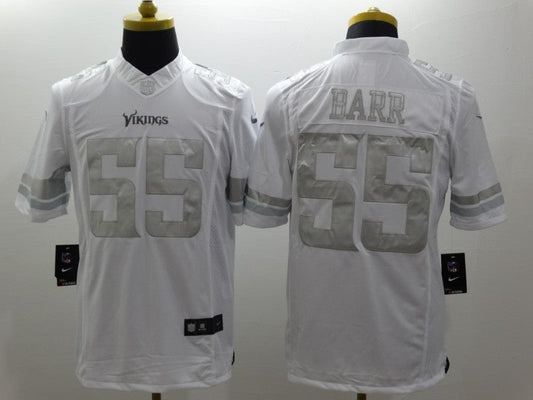 Men's Minnesota Vikings Anthony Barr #55 White Game Player jersey