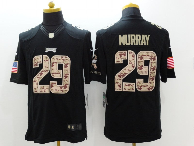 Men's Philadelphia Eagles DeMarco Murray #29 Black Game Player jersey