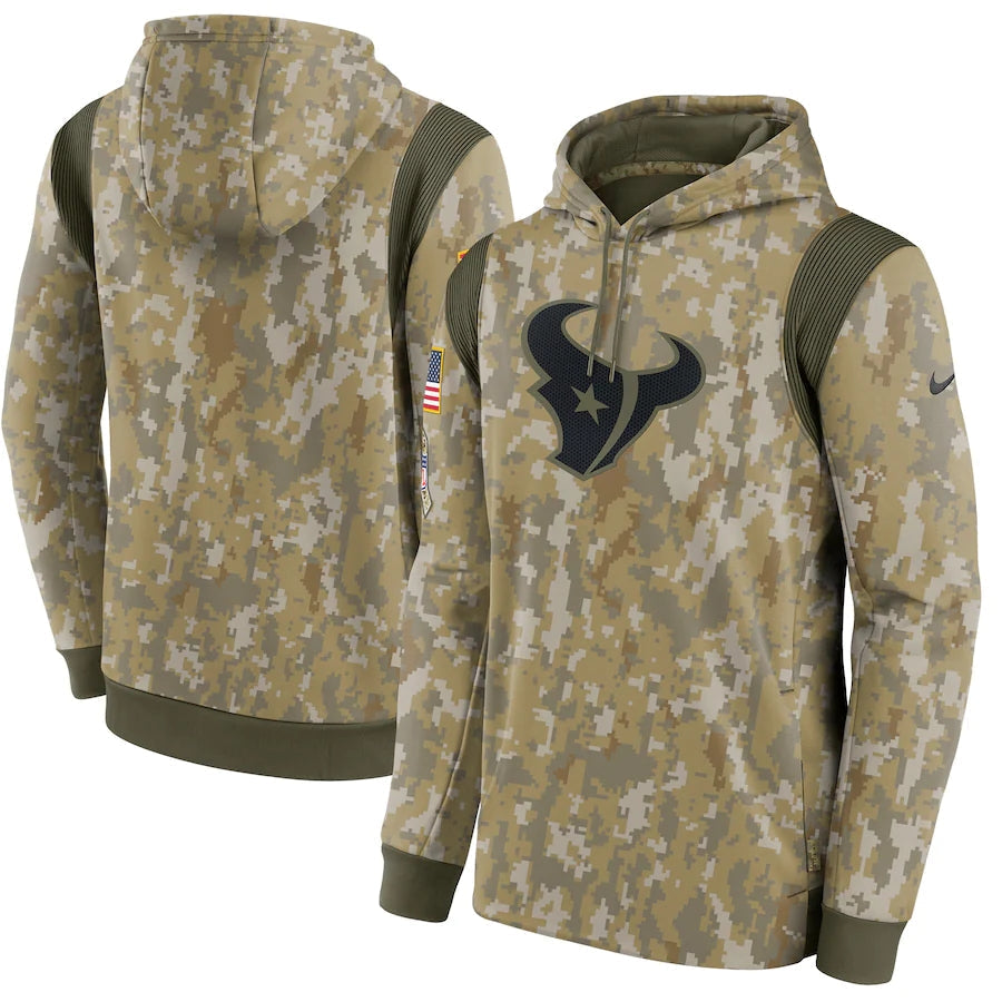 Men's Houston Texans NFL 2021 Salute to Service Hoodie1 Camouflage