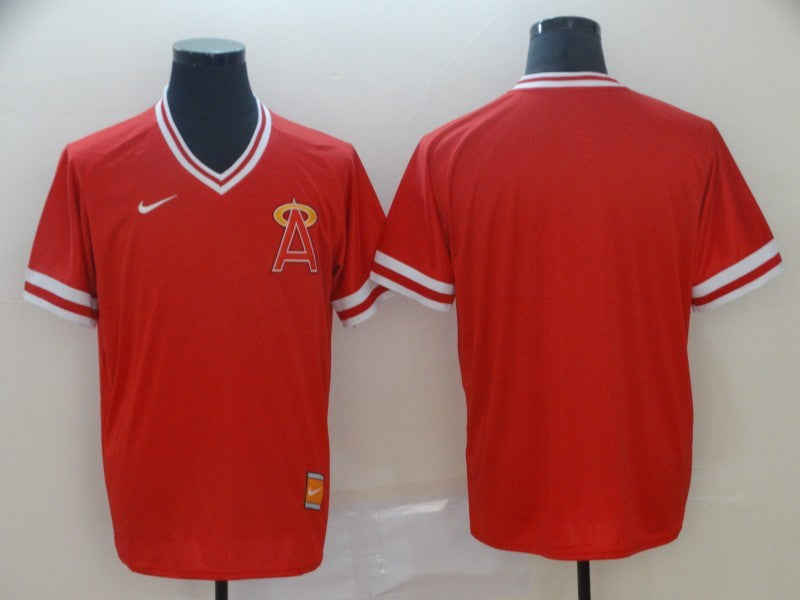 Men's Los Angeles Angels Red Replica Blank jersey