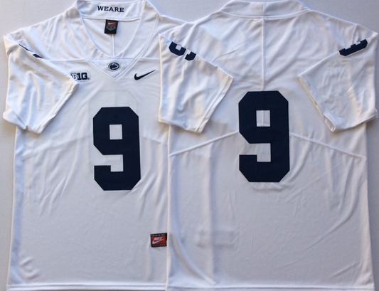 Men's Penn State Nittany Lions Trace McSorley #9 White Team Player Game Jersey