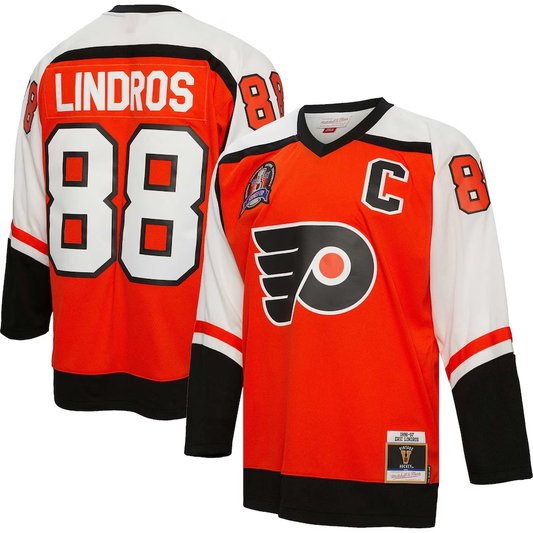 Men's Philadelphia Flyers Eric Lindros #88 Orange Replica Player jersey