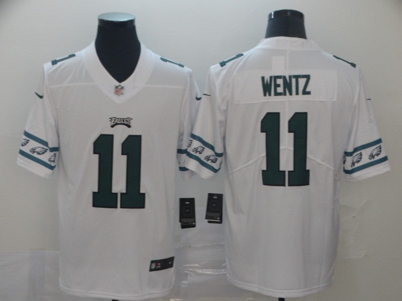 Men's Philadelphia Eagles Carson Wentz #11 White Player Game jersey
