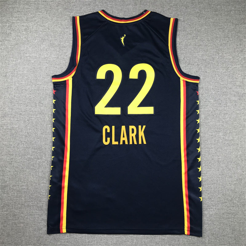 Men's Indiana Fever Caitlin Clark #22 Navy Replica Player Jersey