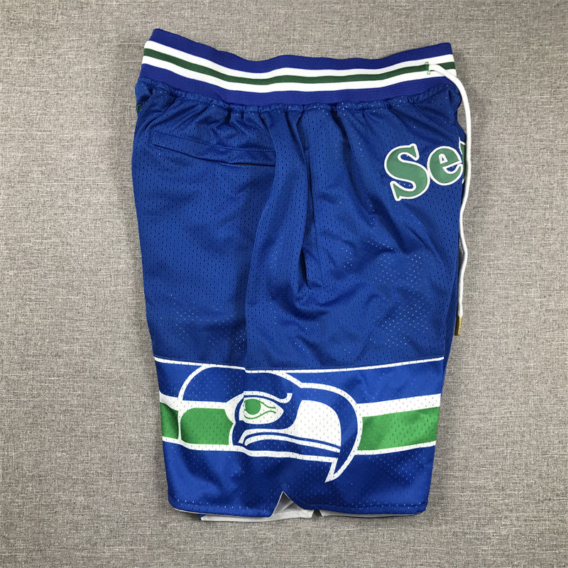 Men's Seattle Seahawks Royal Pocket Shorts1