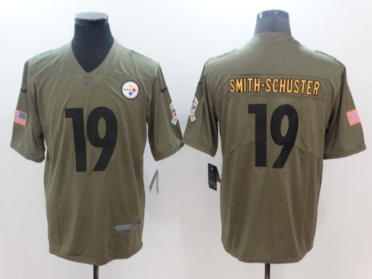 Men's Pittsburgh Steelers JuJu Smith-Schuster #19 Brown Alternate Game jersey