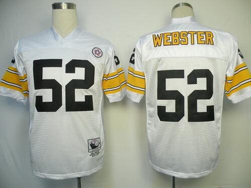 Men's Pittsburgh Steelers Mike Webster Mitchell & Ness White Legacy Replica jersey