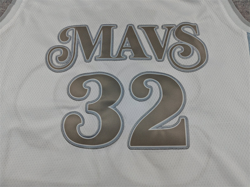 Men's Dallas Mavericks Cooper Flagg #32 White 2024/25 Swingman Player Jersey - City Edition