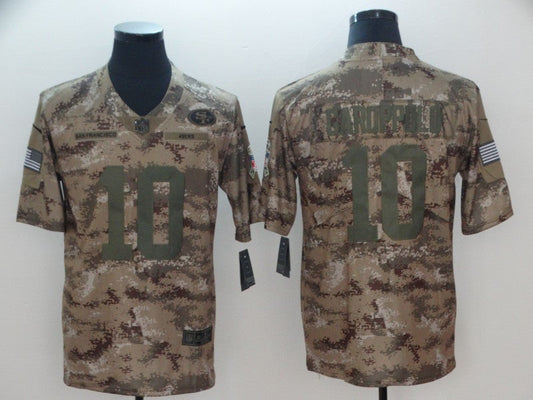 Men's San Francisco 49ers Jimmy Garoppolo #10 Camouflage Game jersey