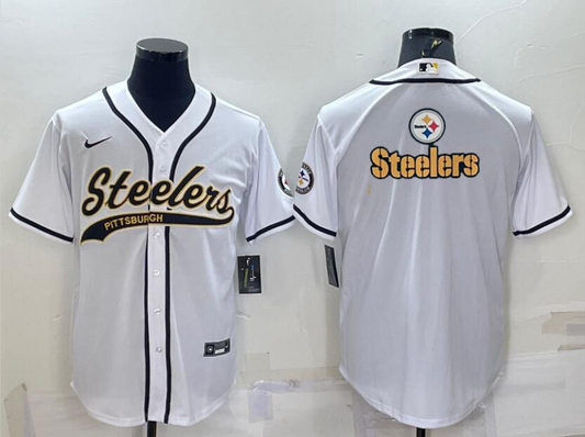 Men's Pittsburgh Steelers White Fashion jersey