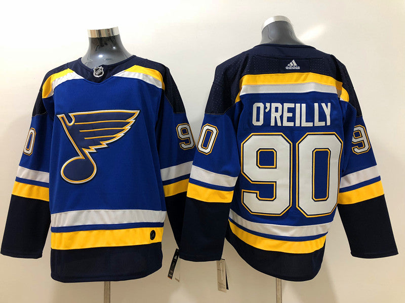 Men's St. Louis Blues Ryan O'Reilly #90 Blue Home Breakaway Player jersey