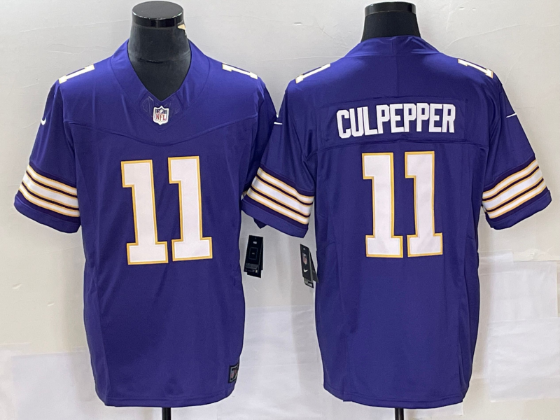Men's Minnesota Vikings Daunte Culpepper #11 Purple Classic Player jersey