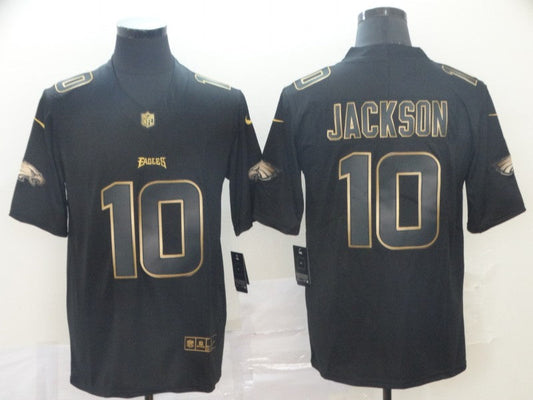 Men's Philadelphia Eagles Desean Jackson #10 Black Team Game jersey