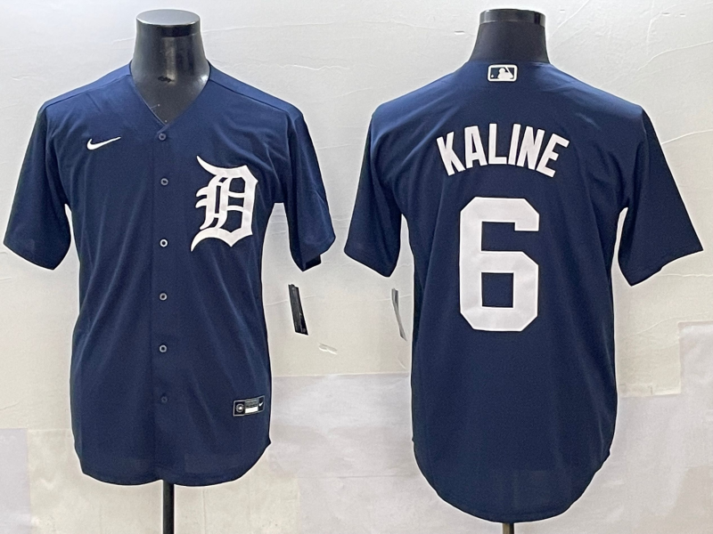 Men's Detroit Tigers Al Kaline #6 Navy Limited Player Jersey