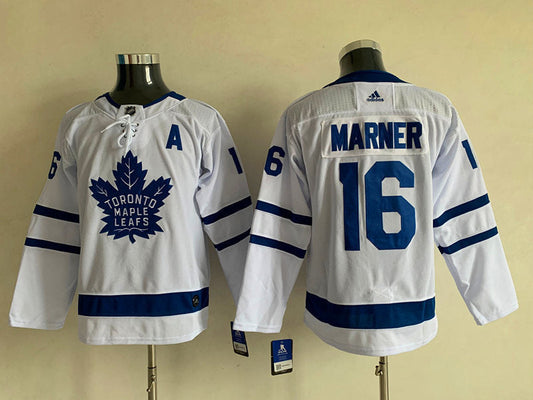 Men's Toronto Maple Leafs Mitch Marner #16 White Player Game jersey