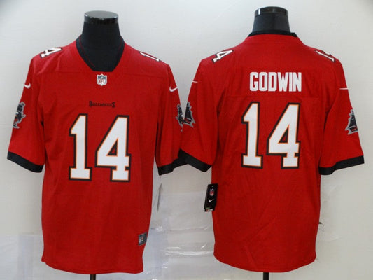 Men's Tampa Bay Buccaneers Chris Godwin #14 Red Vapor Limited jersey