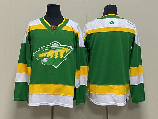 Men's Minnesota Wild Green Alternate Premier Breakaway Blank jersey