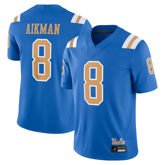 #8 Troy Aikman Player Blue UCLA Bruins Alumni Home Game College Jerseys