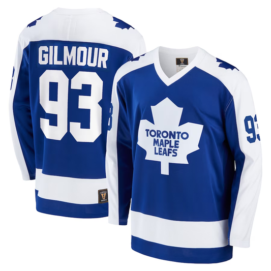 Men's Toronto Maple Leafs Doug Gilmour #93 Blue Player jersey