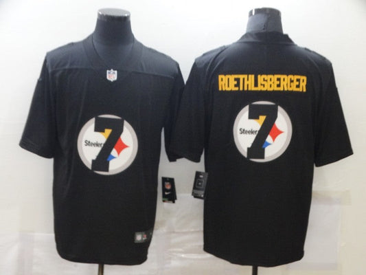 Men's Pittsburgh Steelers Ben Roethlisberger #7 Black Player jersey