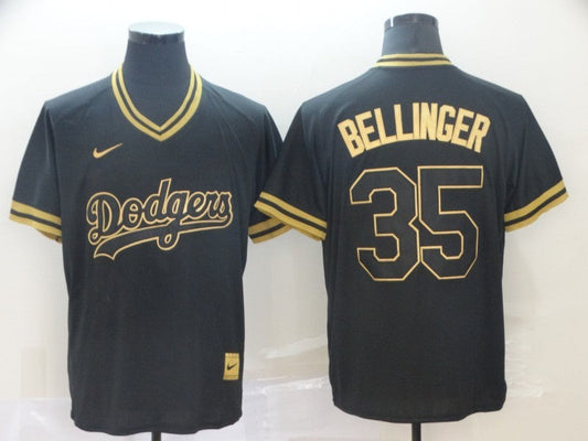 Men's Los Angeles Dodgers Cody Bellinger #35 Black Fashion Stitched jersey