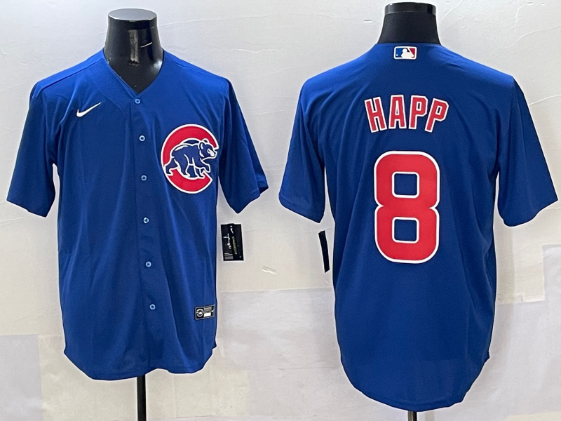 Men's Chicago Cubs Ian Happ #8 Royal Limited Player Jersey