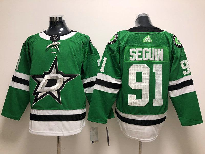 Men's Dallas Stars Tyler Seguin #91 Kelly Green Home Breakaway Player jersey