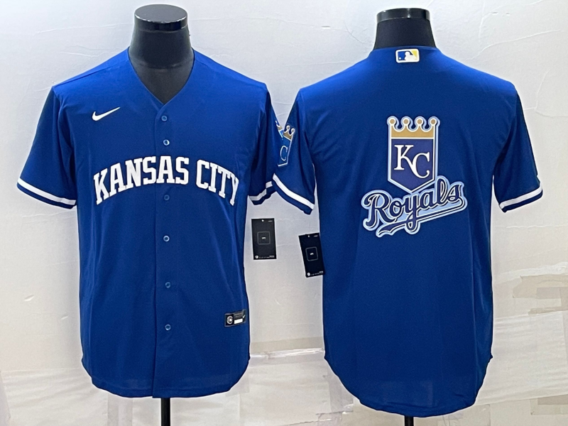 Men's Kansas City Royals Blue Alternate Replica Team jersey