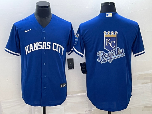 Men's Kansas City Royals Blue Alternate Replica Team jersey