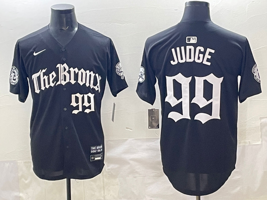 Men's New York Yankees Aaron Judge #99 Black Alternate Player Jersey