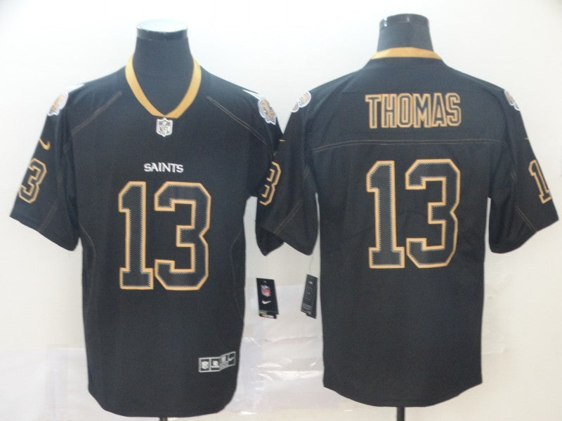 Men's New Orleans Saints #13 Michael Thomas Black Authentic Game jersey