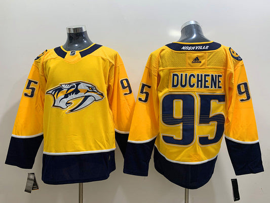 Men's Nashville Predators Matt Duchene #95 Gold Home Breakaway Player jersey