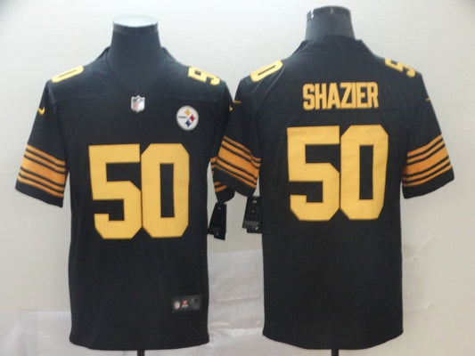 Men's Pittsburgh Steelers Ryan Shazier #50 Black Alternate Legend jersey