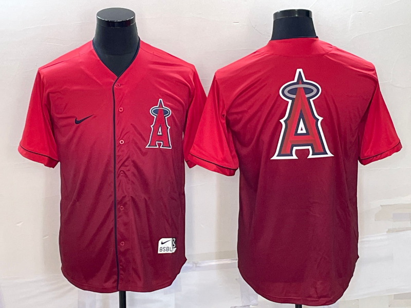 Men's Los Angeles Angels Red Replica Game jersey
