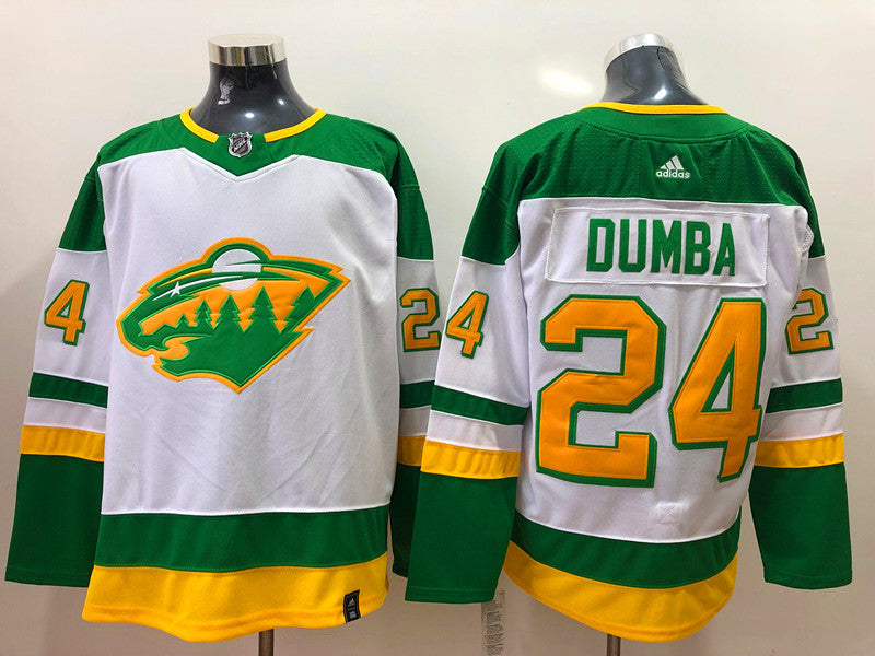 Men's Minnesota Wild Matt Dumba #24 White Breakaway Player jersey