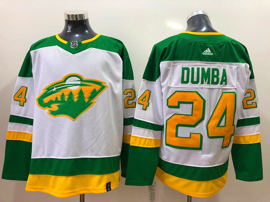 Men's Minnesota Wild Matt Dumba #24 White Breakaway Player jersey