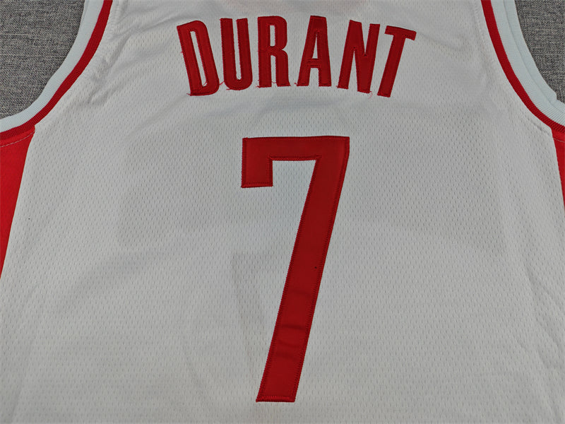 Men's Houston Rockets Kevin Durant #7 White 2020/21 Swingman Jersey - Association Edition