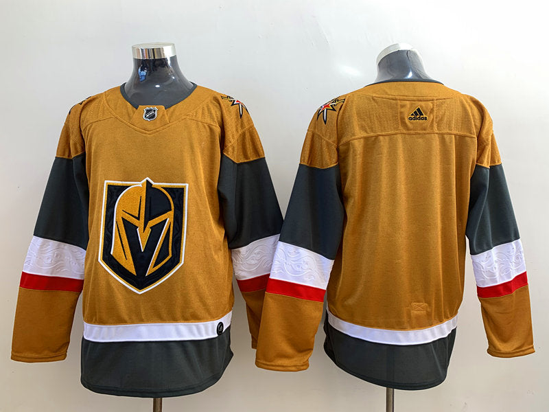Men's Vegas Golden Knights Gold Primegreen Authentic Player Blank jersey