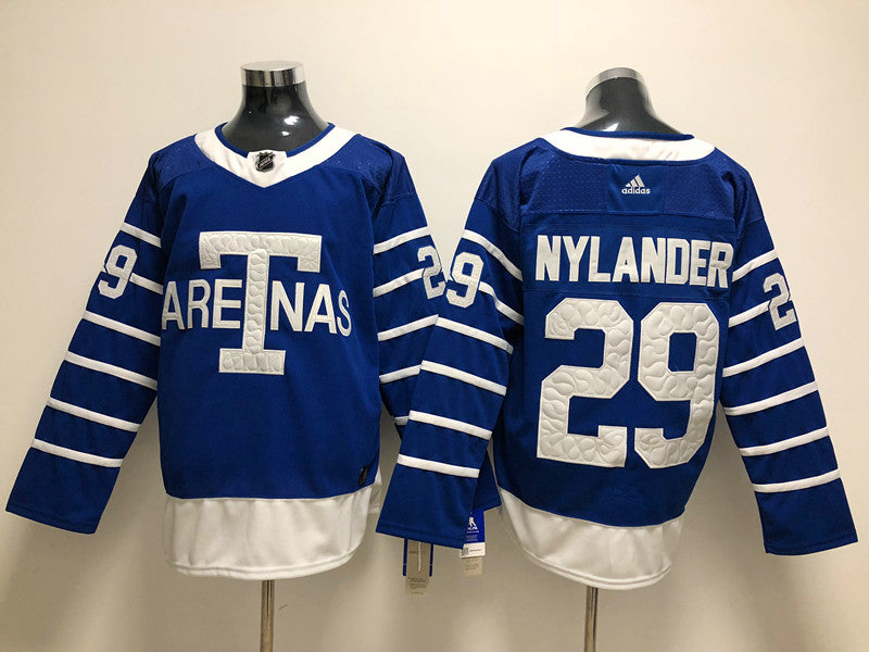 Men's Toronto Maple Leafs William Nylander #29 Blue Game jersey