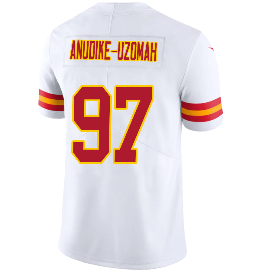 KC.Chiefs #97 Felix Anudike-Uzomah White Stitched Player Vapor Game Football Jerseys