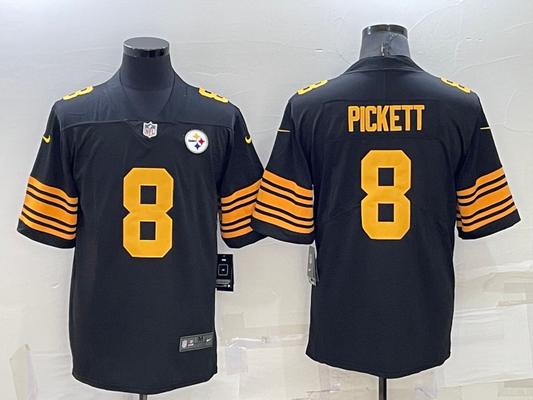 Men's Pittsburgh Steelers Kenny Pickett #8 Black Alternate Legend jersey