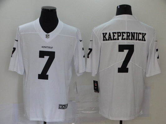 Men's San Francisco 49ers #7 Colin Kaepernick Player jersey White