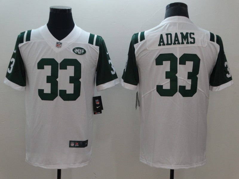 Men's New York Jets Jamal Adams #33 White Game Player jersey