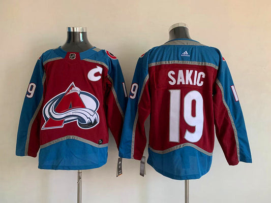 Men's Colorado Avalanche Joe Sakic #19 Burgundy Home Breakaway Player jersey