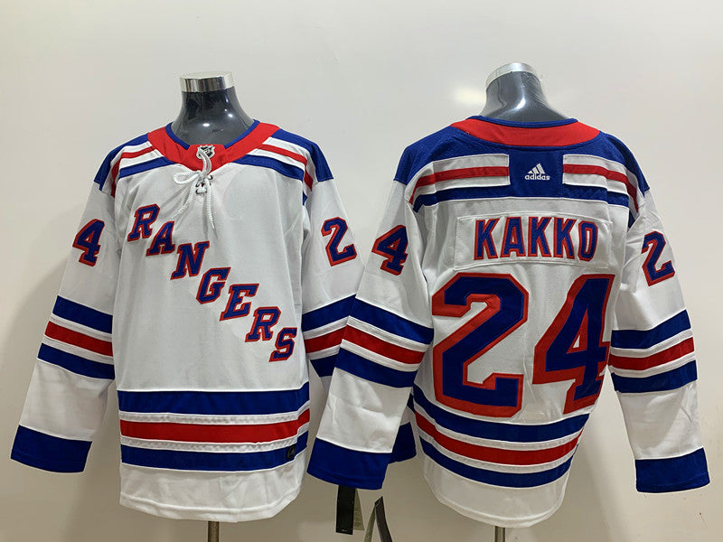 Men's New York Rangers Kaapo Kakko #24 White Player Game jersey