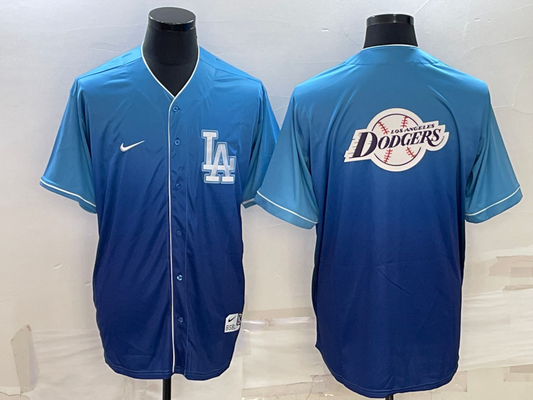 Men's Los Angeles Dodgers Blue Authentic Patch jersey