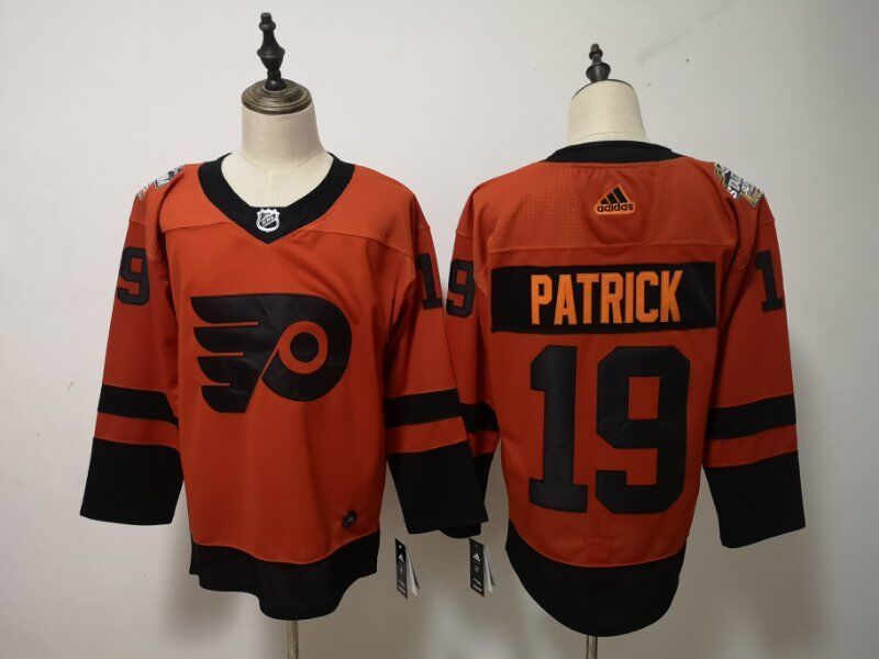 Men's Philadelphia Flyers Nolan Patrick #19 Orange Player jersey