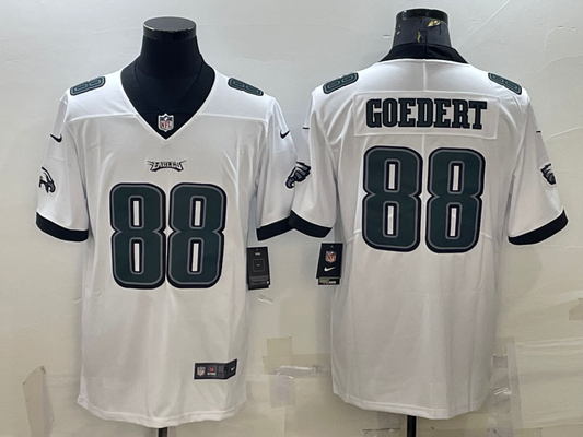 Men's Philadelphia Eagles Dallas Goedert #88 White Game jersey